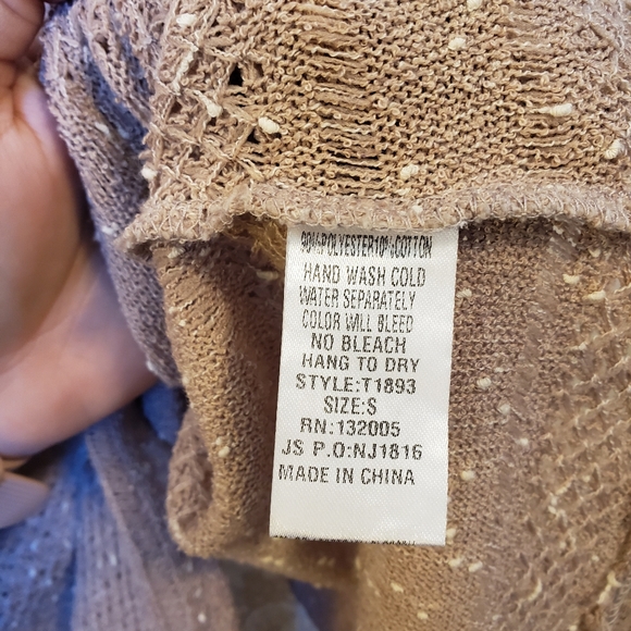 Entro crochet open back sweater - Picture 4 of 5